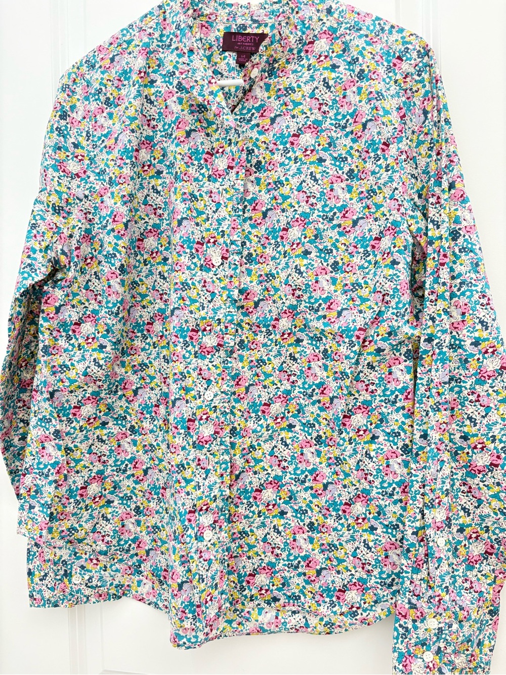 Liberty of London - J.Crew Floral Button-Down Shirt in Teal, Pink, Yellow